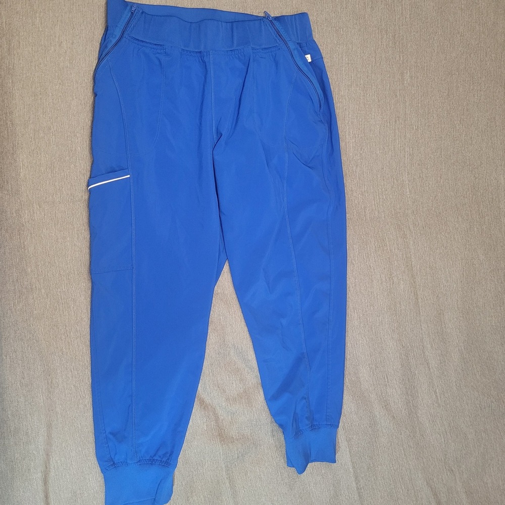 Cherokee Infinity Women XL Petite Royal Blue Scrub Jogger Pants CK110AP